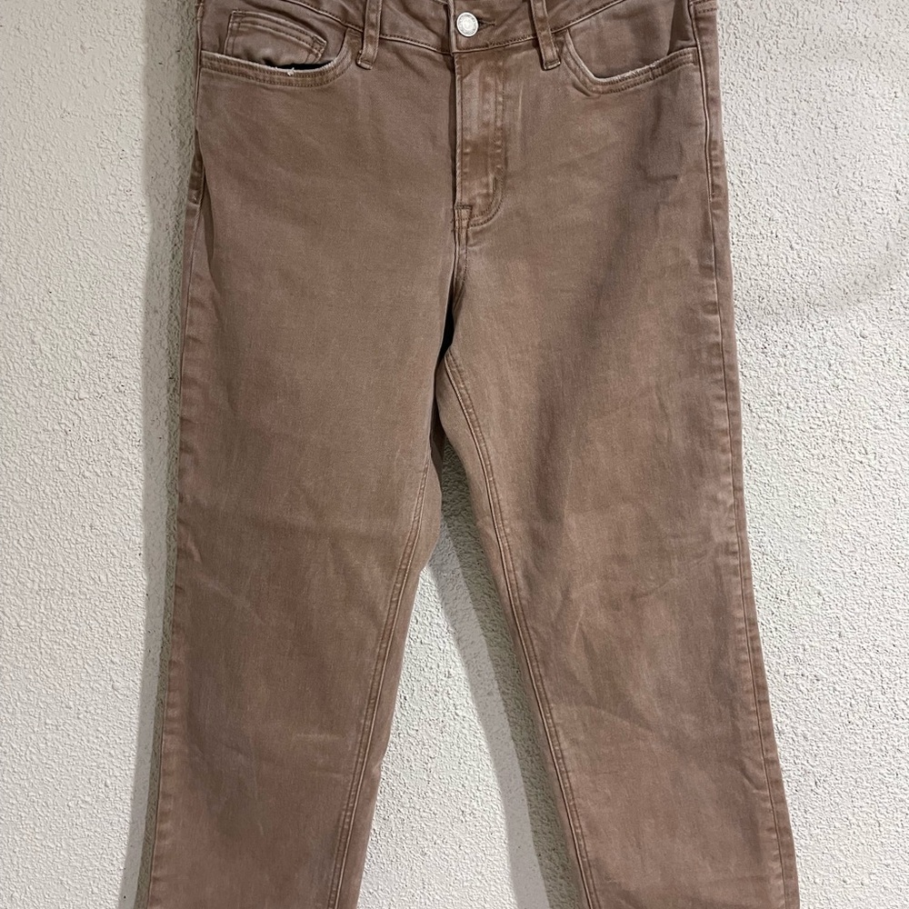 Woman’s Tan Jeans